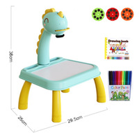 Planche à dessin bleu et blanc jouet enfants Projection intelligente peinture Table enfants jouets de bureau
