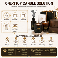AIKUN – Usine de fabrication sur mesure, personnalisation du logo et de l'emballage, prix direct usine, ensemble diffuseur à bâtonnets et bougie parfumée de luxe