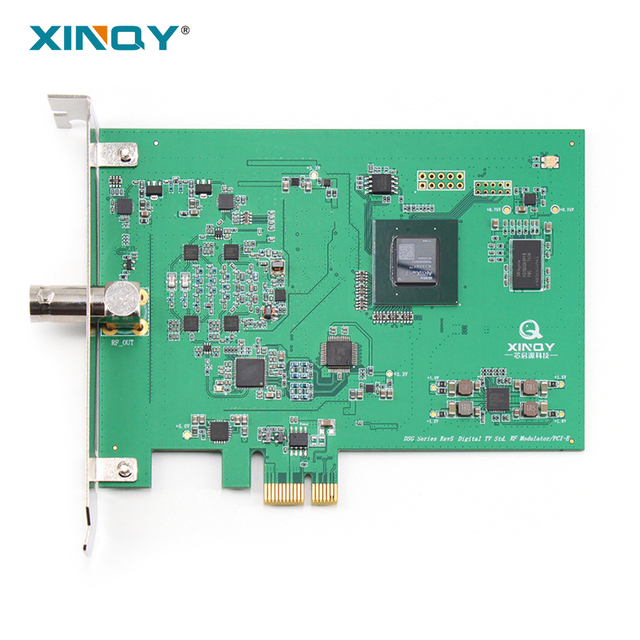 XINQY 850S Digital TV signal Source DVB-C DTMB T2 S2 Code Stream Analysis PCI-E DTV Modulation Card