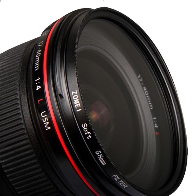 ZOMEI 58mm Dreamy Hazy Soft Focus Diffuser Portrait Filter for Gital SLR DSLR