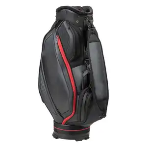 OEM/ODM custom logo bags boy golf carts parts soft and durable pu tour golf staff bag