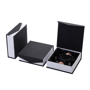 Boîte à bracelet pour homme avec fermeture magnétique en carton personnalisée avec logo, pour emballage de bijoux en papier - Product Image 4