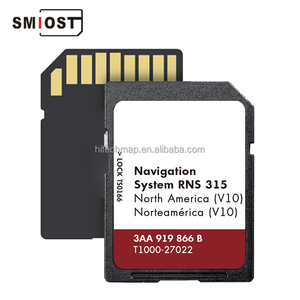 <span class=keywords><strong>Carte</strong></span> SD personnalisée OEM SMIOST 8 Go avec <span class=keywords><strong>GPS</strong></span> sans fil et navigation CarPlay pour VW <span class=keywords><strong>RNS</strong></span> <span class=keywords><strong>315</strong></span> V10 CC EOS pour GTI, fabriquée aux États-Unis en plastique - Product Image 1