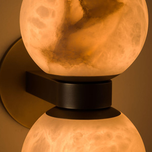 YearsTime French Marble <b>Wall</b> Lamp Led E27 <b>Switch</b> Control Bedroom Guesthouse Staircase <b>Lighting</b> - Product Image 4