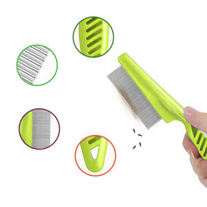 Pas cher Puce Remover Crochet Chien Tick Remover Gratter Extracteur Mite Pince À Épiler Peigne Louses Pinces Pet Flea Removal Tool Kits - Product Image 3
