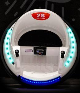 Kinder Elektroauto Kinder fahrzeuge UFO 12V Doppel antrieb LED Elektro spielzeug Kinder fahren auf Auto Stoßstange Kleinkind - Product Image 4