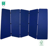 TianGe panneau de confidentialité mobile Polyester cloisons acoustiques pliantes diviseur de pièce vertical rétractable à vendre