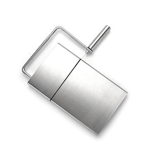 Cuchillo de mantequilla de acero inoxidable para el hogar queso jamón queso rebanador con escala - Product Image 1