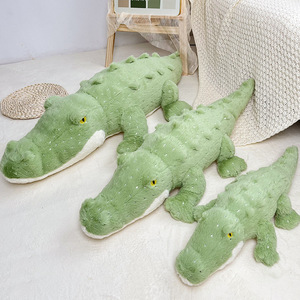 Peluche a Forma di Coccodrillo Simulato, Cuscino Decorativo per Divano, Regalo per Bambini a Tema <span class=keywords><strong>Zoo</strong></span> - Product Image 5