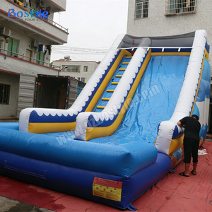 Tobogán Acuático Inflable de PVC de Grado Comercial con Doble Carril y Piscina, Tobogán Acuático Inflable Grande para Niños, Ideal para Fiestas en el Patio Trasero - Product Image 6