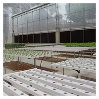 Vente chaude Atlanta tuyau de descente NFT hydroponique PVC canal économie d'eau laitue système de culture hydroponique