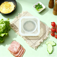 Barquettes carrées personnalisables en PET de qualité alimentaire pour gâteaux de lune et boîtes de rangement pour desserts, pour l'emballage alimentaire