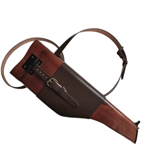 Großes Echtleder-Holster für <span class=keywords><strong>Mauser</strong></span> C96, Neues Modell, Historisches WWII-Filmrequisit, Klassisches Outdoor-Zubehör, Universell Einsetzbar - Product Image 5