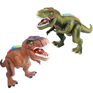 Samtoy luce elettrica per camminare luce di simulazione suono testa di movimento animale telecomando dinosauro RC con certificato - Product Image 6