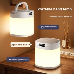 Lampe de chevet créative haut de gamme en ABS, veilleuse horloge télécommandée, sensation <span class=keywords><strong>Internet</strong></span>, best-seller transfrontalier pour chambre à coucher - Product Image 2