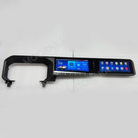MOOKAKA Layar Sentuh QLED Ganda 12,3 Inci Android 15 untuk Toyota Land Cruiser Prado 2024-2026 Radio GPS Carplay Pemutar Video Mobil