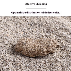 Arena para gatos rota de mineral triturado de sodio Natural de 10kg, suministro de fábrica de aglomeración rápida, arena para gatos de bentonita de sodio - Product Image 3