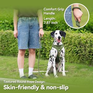Nylon Rope Long <b>Dog</b> <b>Leash</b> with Swivel Lockable Hook Handle Climbing Rope Braided <b>Dog</b> <b>Leash</b> for Small Medium Large <b>Dogs</b> - Product Image 3