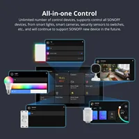 Panneau de contrôle intelligent pour maison connectée SONOFF NSPanel Pro 120 Type, thermostat intelligent, module d'interrupteur DIY pour la consommation d'énergie, compatible avec les appareils Sonoff