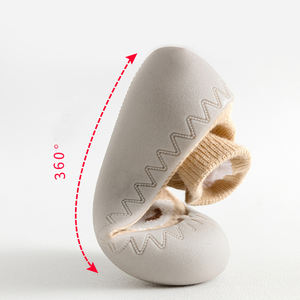 Chaussons-chaussettes antidérapants en <span class=keywords><strong>tricot</strong></span> pour bébés et tout-petits, chaussons pour bébés garçons avec chaussettes, chaussettes et chaussures pour nouveau-nés - Product Image 3