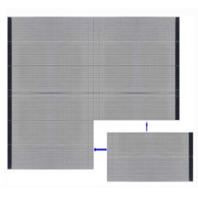 Silver LED <b>Film</b> Screen For Glass Window Transparent Display Panel - Product Image 3