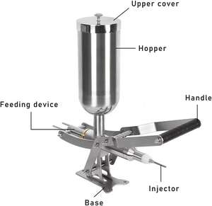 Nuevo, Manual, Fácil de Usar, Portátil, Rellenador de Crema para <span class=keywords><strong>Mantequilla</strong></span> de Cacahuete, Mermelada, Chocolate, Pasteles, Pan y <span class=keywords><strong>Donuts</strong></span> - Product Image 4