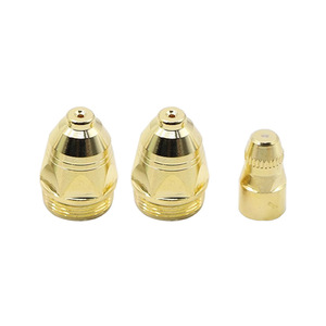 Buse d'électrode Ottel Premium plaquée or P80, orifice 1,5 pour machine de découpe plasma en acier inoxydable - Product Image 1