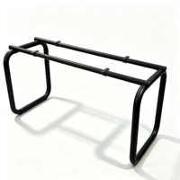 En gros, Piétement de table fixe en métal pour table à manger à plateau en bois, support de mobilier pour maison et restaurant, et pour table basse à plateau en pierre ou marbre lourd