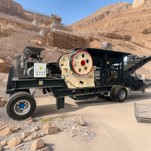 Frantoio Mobile Portatile per Pietre con Nastro Trasportatore e Ruote, Integrato con Motore AC ad Alta Produttività - Product Image 2