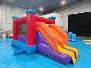 Château sautant gonflable de haute qualité commercial avec la maison gonflable de rebond de glissière sèche avec la glissière combinée pour des enfants - Product Image 3