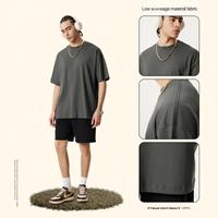T-shirts vierges pour hommes 180 GSM à faible rétrécissement, effet rafraîchissant, personnalisables avec logo imprimé ou brodé, OEM ODM, petites séries sur mesure