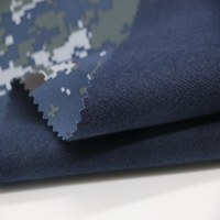 Tissu souple à imprimé camouflage en polyester 100% pour vestes