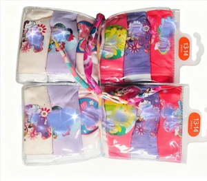 6 culottes pour filles, 100% coton imprimé, jolies culottes enfantines à motifs de dessins animés, sous-vêtements doux en coton pour petites filles, culottes en satin pour femmes - Product Image 3