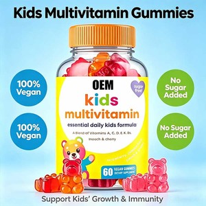 OEM Little Bear Gummies Certified Kids Vitamins <b>Gummy</b> <b>Candy</b> Multivitamin Teenagers Adults Immunity Antioxidant Vegan Flavor - Product Image 3