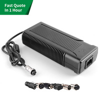 Chargeur rapide 42V/6.5A EV avec moniteur LED Chargeur AC-DC pour vélo électrique