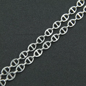 Oval Japanese Buckle Splicing <b>Chain</b> Necklace, Trendy Men and Trendy Women <b>Titanium</b> Steel Personalized Neutral Wear Neck <b>Chain</b> - Product Image 4