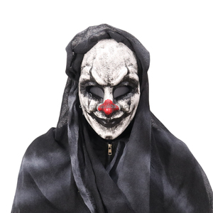 Chất Lượng Cao Đầy Đủ Đầu Sọ Joker Mặt Nạ Máu Halloween Đảng Đáng Sợ Di Chuyển Miệng Prop Nhựa Lụa Mặt Bìa Cho Kinh Dị Đêm - Product Image 2