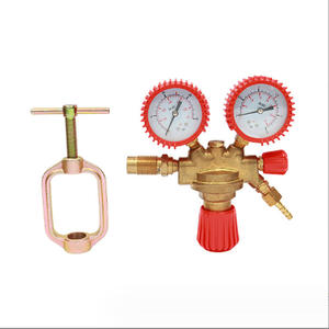 เกจวัดออกซิเจนแบบยุโรปทำจากทองแดงทั้งหมด ตัวควบคุมแรงดัน จัดหาข้ามพรมแดน เกจวัดอะเซทิลีน โพรเพน CO2 วาล์วระบายแรงดัน - Product Image 4