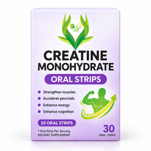 Complément OEM : Bandes orales de créatine monohydrate avec vitamine B6 pour améliorer la récupération musculaire – Films de créatine - Product Image 1