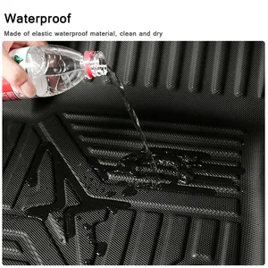 Protector de Maletero StarNav para Land Cruiser de 8 Asientos (2007-2016), Tapete de TPE Impermeable, Cubierta para Asientos y Maletero - Product Image 5