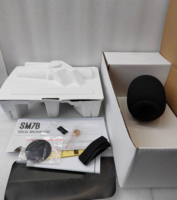 Microphone dynamique professionnel SM7B 1:1 pour enregistrement radio, diffusion, studio, chant, avec suppression du bruit métallique, filaire