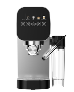 Macchina per Caffè Espresso Domestica Digitale in Acciaio Inox 1350W con Serbatoio per Latte <span class=keywords><strong>Russo</strong></span>, per Caffè Freddo, Latte e Cappuccino - Product Image 6