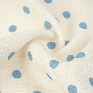 Tissu sergé respirant en mélange tissé imprimé (lyocell, viscose, nylon, lin) à chevrons pour vêtements, chemises et robes - Product Image 4
