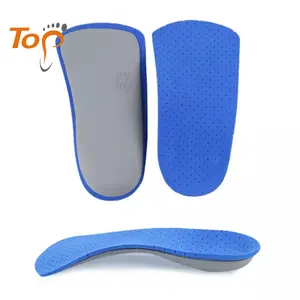Breathable 3/4 Length Rigid High For Plantar Fasciitis Orthotic Arch Support Insoles