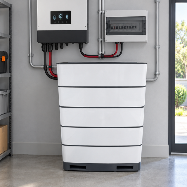 Modular Stackable Solar Battery Storage System 314Ah LFP Cells with CAN RS485 Communication for Microgrid