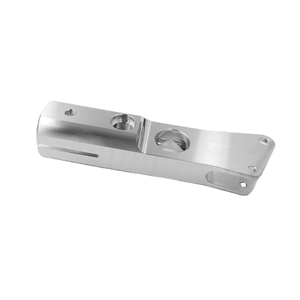 Custom 5 Axis CNC Milled Step Aluminum Slotted Adjustment Lever Automation Equipment Mount Bracket Parts - Product Image 4