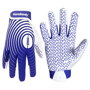 HandlandyGuante de fútbol para jóvenes y adultos Cómodo Transpirable Super Grip Guantes de fútbol americano - Product Image 1