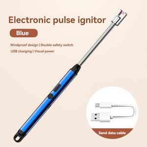 Le nouveau pistolet d'allumage d'impulsion de charge d'arc USB résiste aux <span class=keywords><strong>vents</strong></span> avec un affichage visible du niveau de batterie - Product Image 5