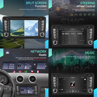 Hikity 6 + 128G 7 pouces pour Audi A3/S3/RS3 2003-2012 Android autoradio stéréo sans fil Carplay/Android Auto/32EQ DSP/GPS vente en gros