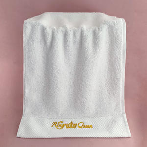 Ensemble de serviettes de bain rectangulaires en coton de luxe pour hôtel, trois pièces, séchage rapide, haute qualité, tissées, brodées, ensemble cadeau blanc pour la maison et le <span class=keywords><strong>spa</strong></span> - Product Image 3
